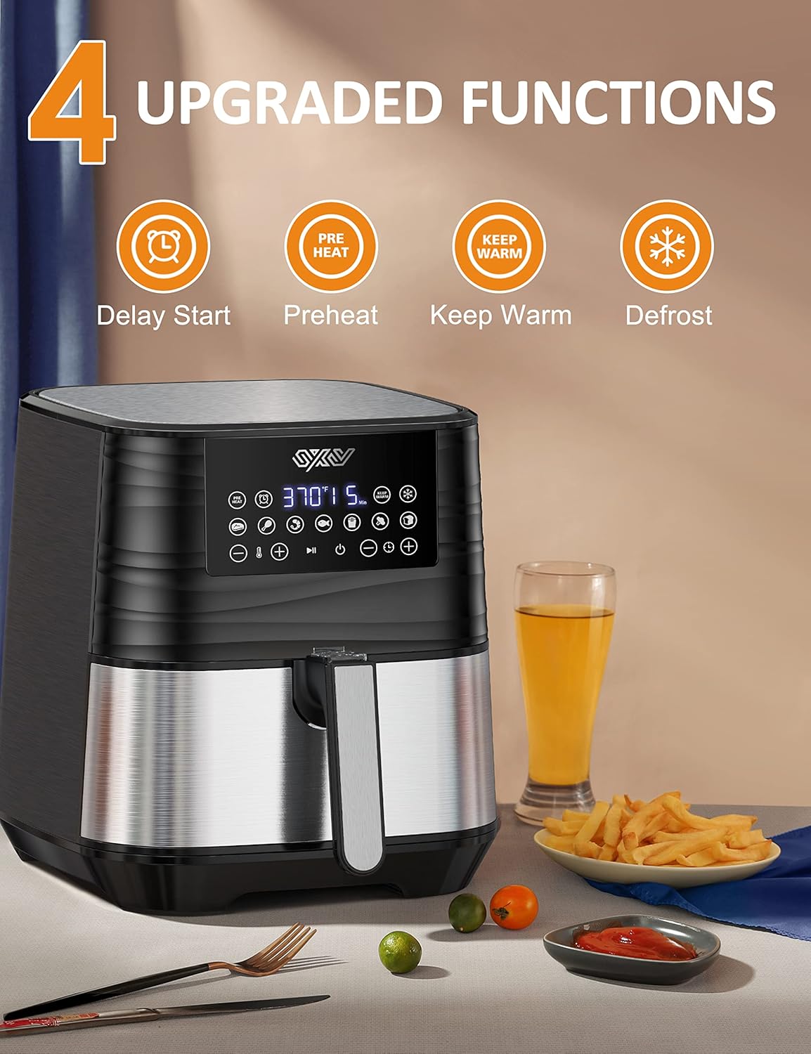 Innsky fryer フライヤー　XL Innsky Air Fryer XL - Versatile 11-in-1 Cooking Solution